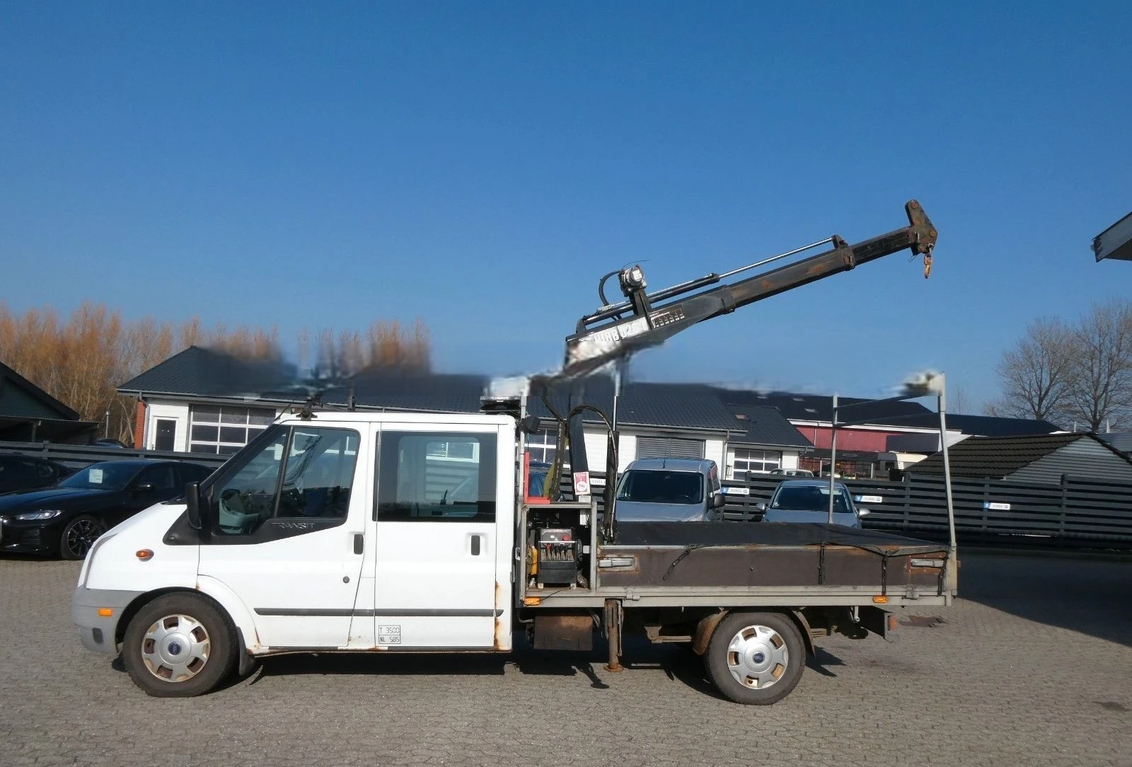 Ford Transit Pritsche FT 350 EL AWD Doka 4x4 + сериозен кран - изображение 2