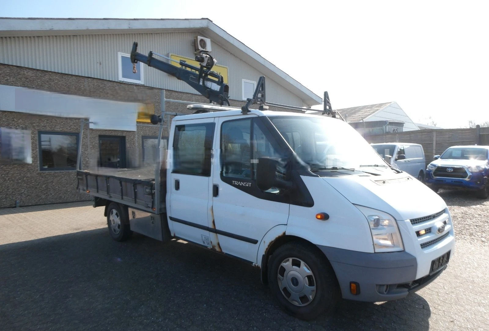 Ford Transit Pritsche FT 350 EL AWD Doka 4x4 + сериозен кран - изображение 7