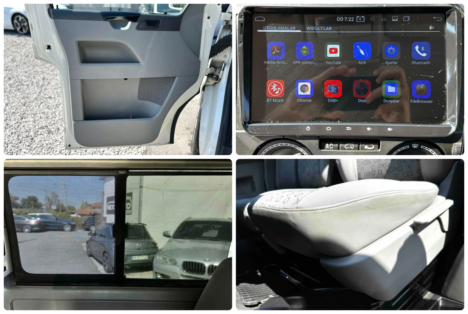 VW T5 2.5TDI 131HP 4MOTION 8+ 1 ANDROID ЩОРИ, снимка 15 - Бусове и автобуси - 55208061