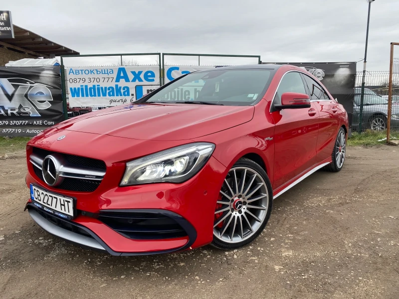 Mercedes-Benz CLA 45 AMG Red Edition   4-Matic   Като Нова , снимка 6 - Автомобили и джипове - 48708249