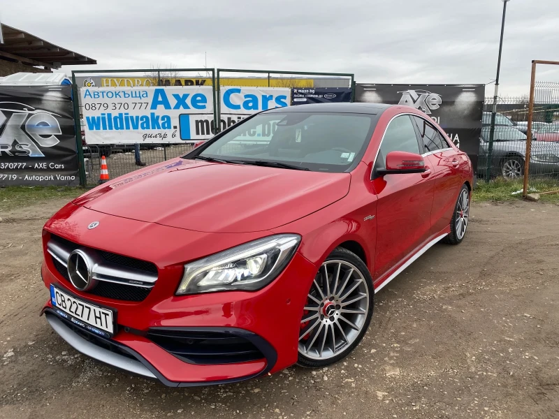 Mercedes-Benz CLA 45 AMG Red Edition   4-Matic   Като Нова , снимка 5 - Автомобили и джипове - 48708249