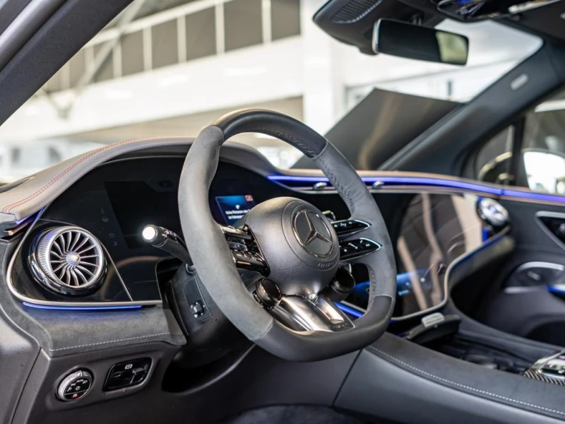 Mercedes-Benz EQE 43SUV/AMG/4M/CERAMIC/HYPERSCREEN/PANO/NIGHT/CARBON, снимка 6 - Автомобили и джипове - 52085483