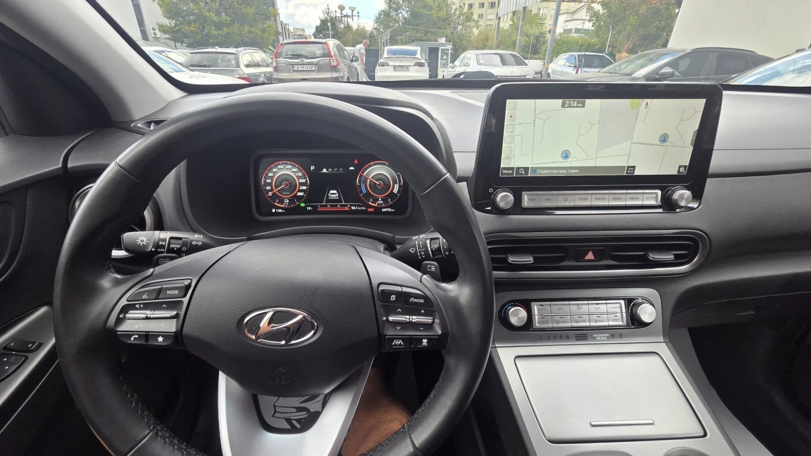 Hyundai Kona 64KWh/SOH100%/С Гаранция, снимка 14 - Автомобили и джипове - 56187799