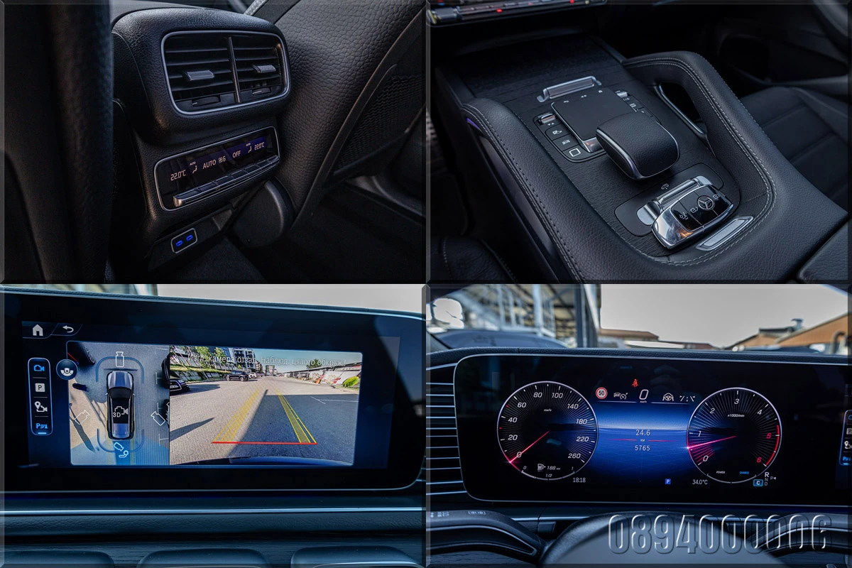 Mercedes-Benz GLS 450 4M 2xAMG MANUFAKTUR EXCL 7 МЕСТЕН ПЕЧКА, снимка 17 - Автомобили и джипове - 55647189