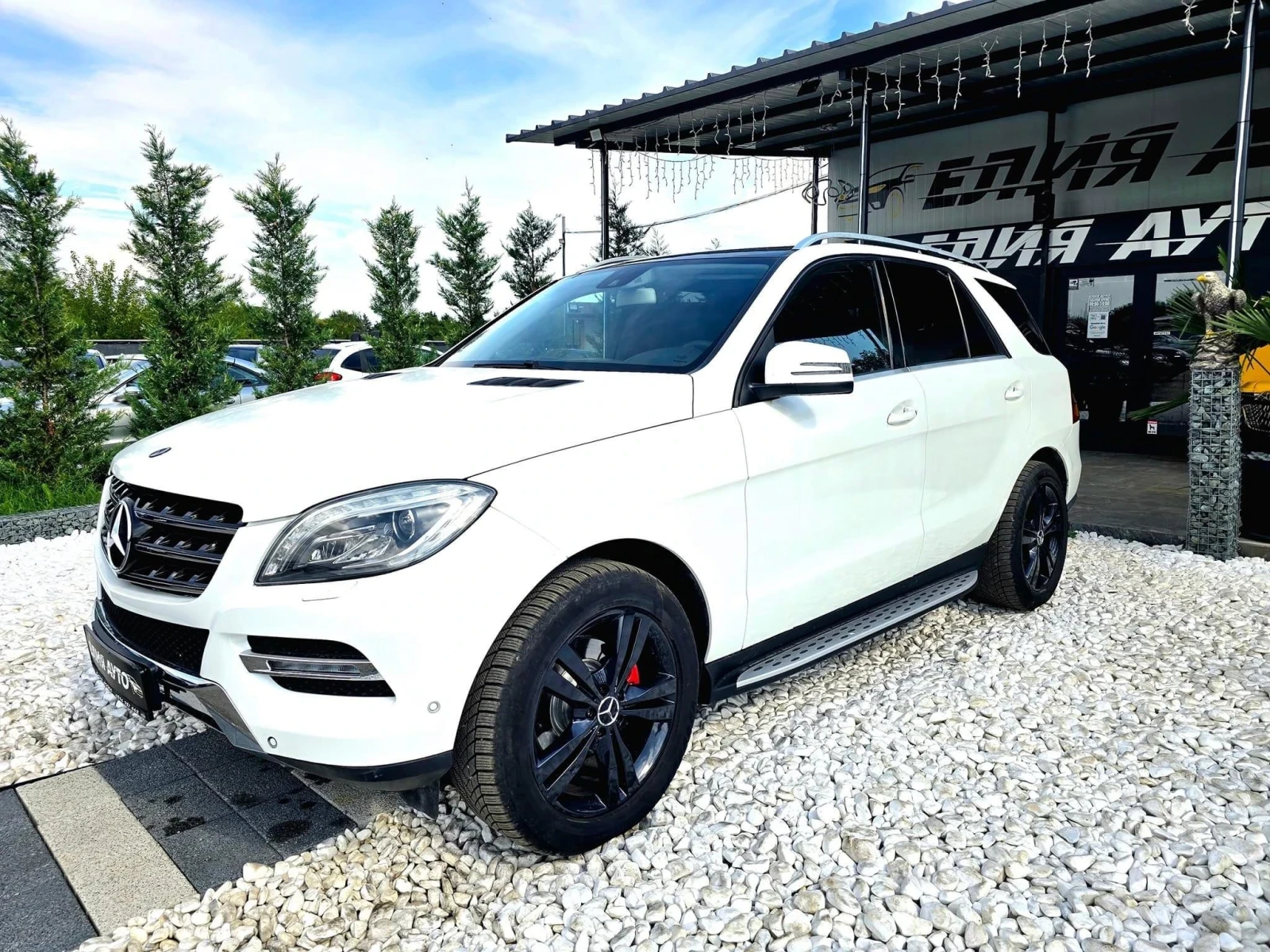 Mercedes-Benz ML 350 D 4MATIC FULL AMG PACK БЯЛА ПЕРЛА ЛИЗИНГ 100% - изображение 2