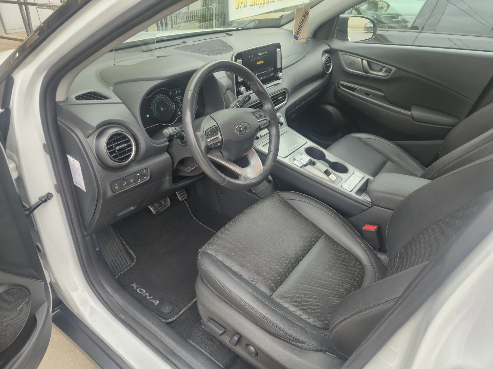 Hyundai Kona 64kw h, ТЕРМОПОМПА, 100% Soh, снимка 9 - Автомобили и джипове - 53891394