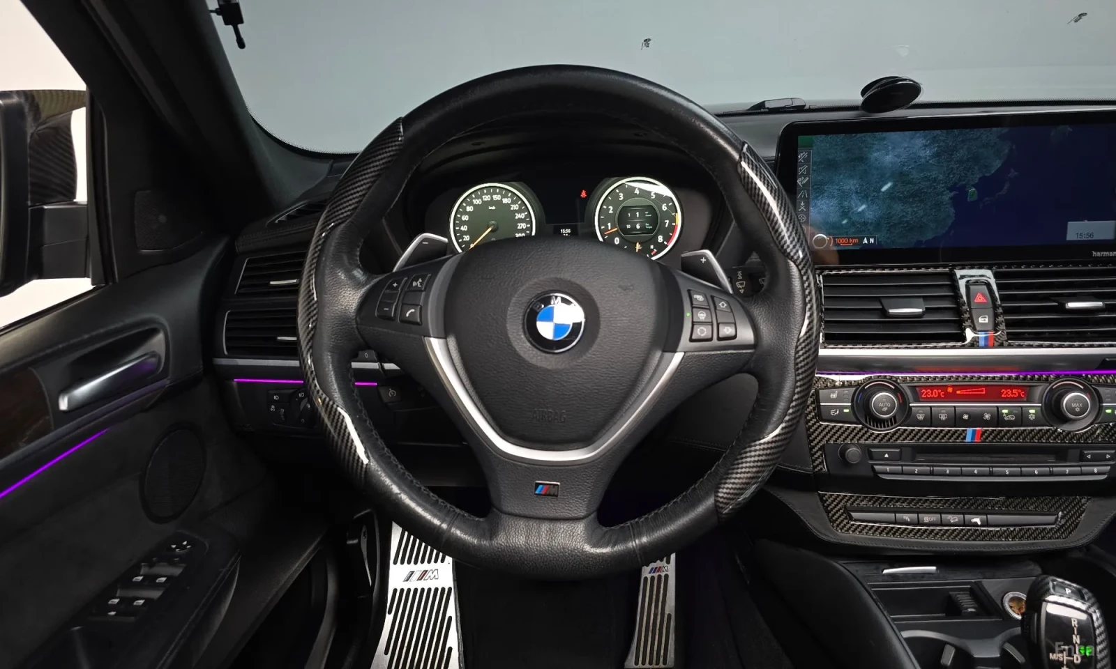 BMW X6 40D* FULL CARBON* M-PACK* UNIKAT* , снимка 13 - Автомобили и джипове - 55429235