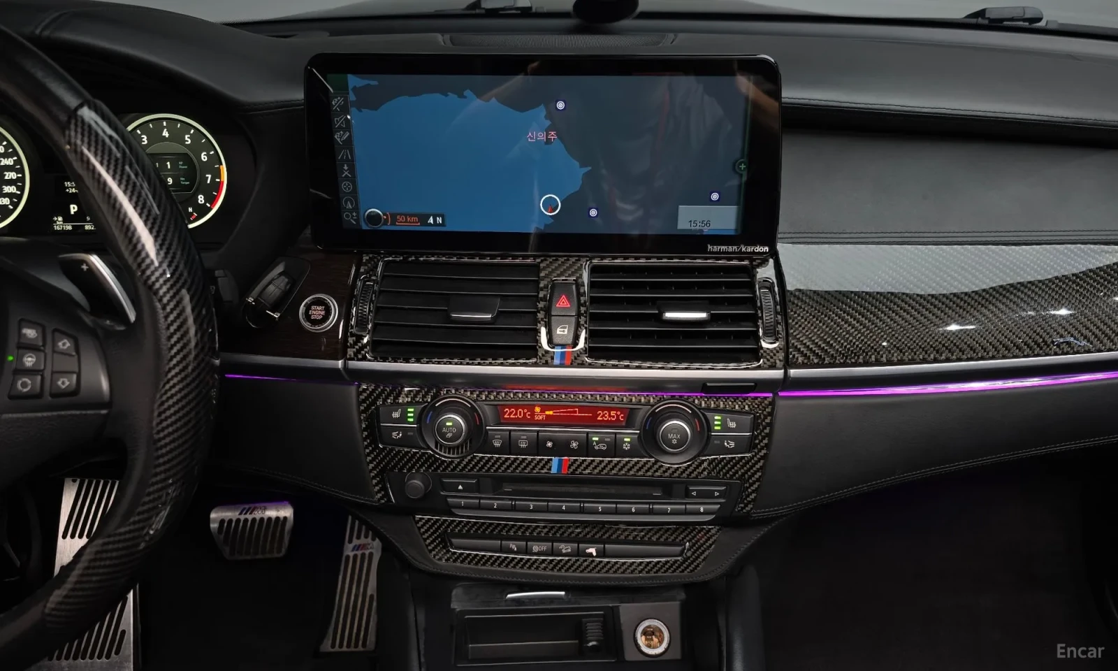 BMW X6 40D* FULL CARBON* M-PACK* UNIKAT* , снимка 14 - Автомобили и джипове - 55429235