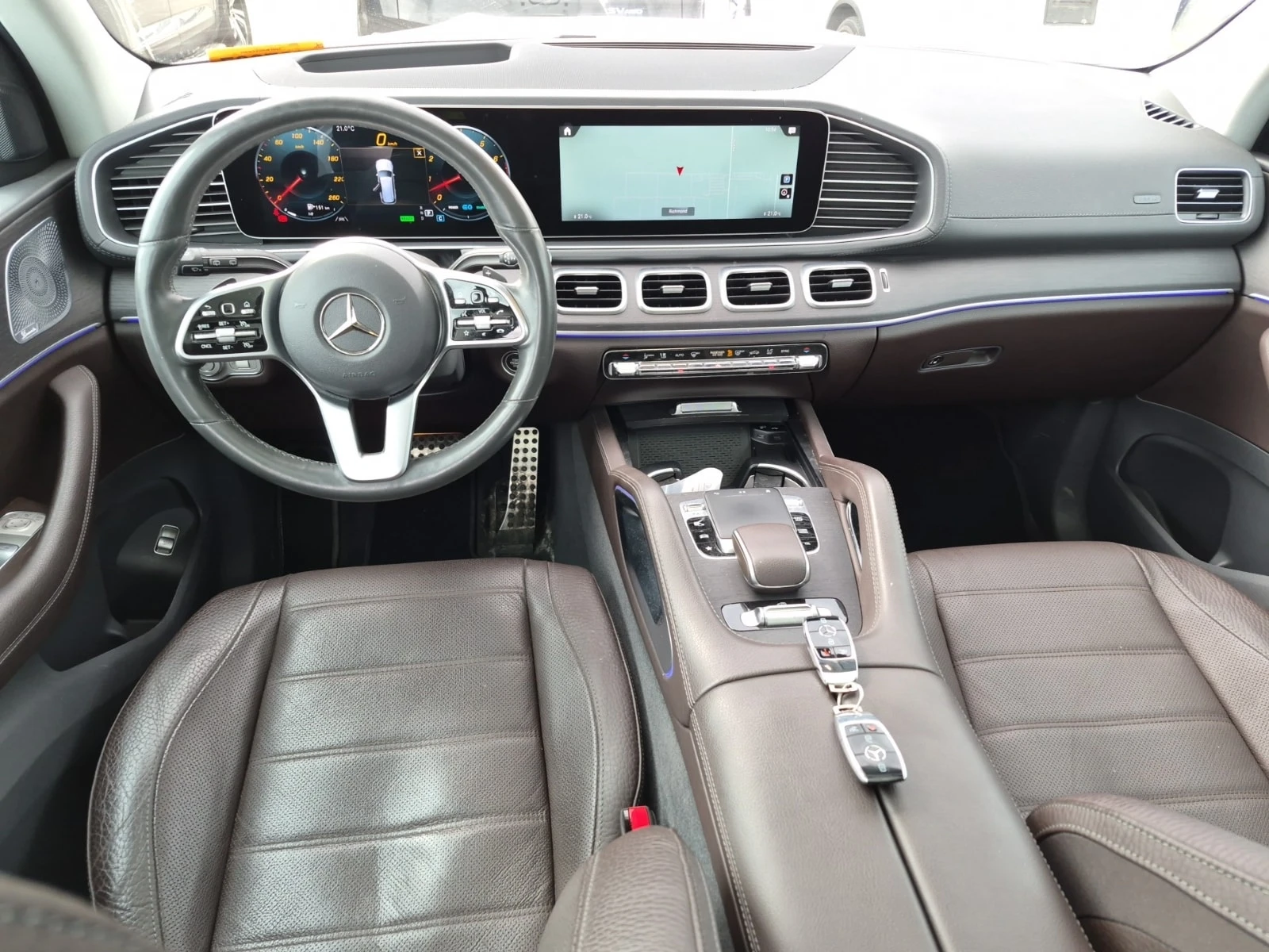 Mercedes-Benz GLS 450 AMG * 5+ 1 * ОБДУХВАНЕ * BURMESTER * CARFAX * , снимка 6 - Автомобили и джипове - 56003350