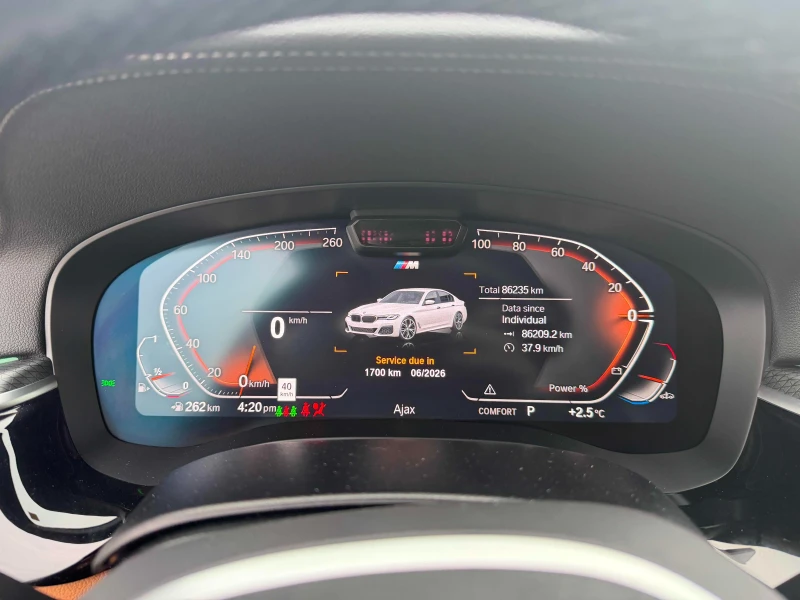 BMW 540 * CARFAX* BOWERS WILKINS* НОЩНО ВИЖДАНЕ* , снимка 9 - Автомобили и джипове - 53482919