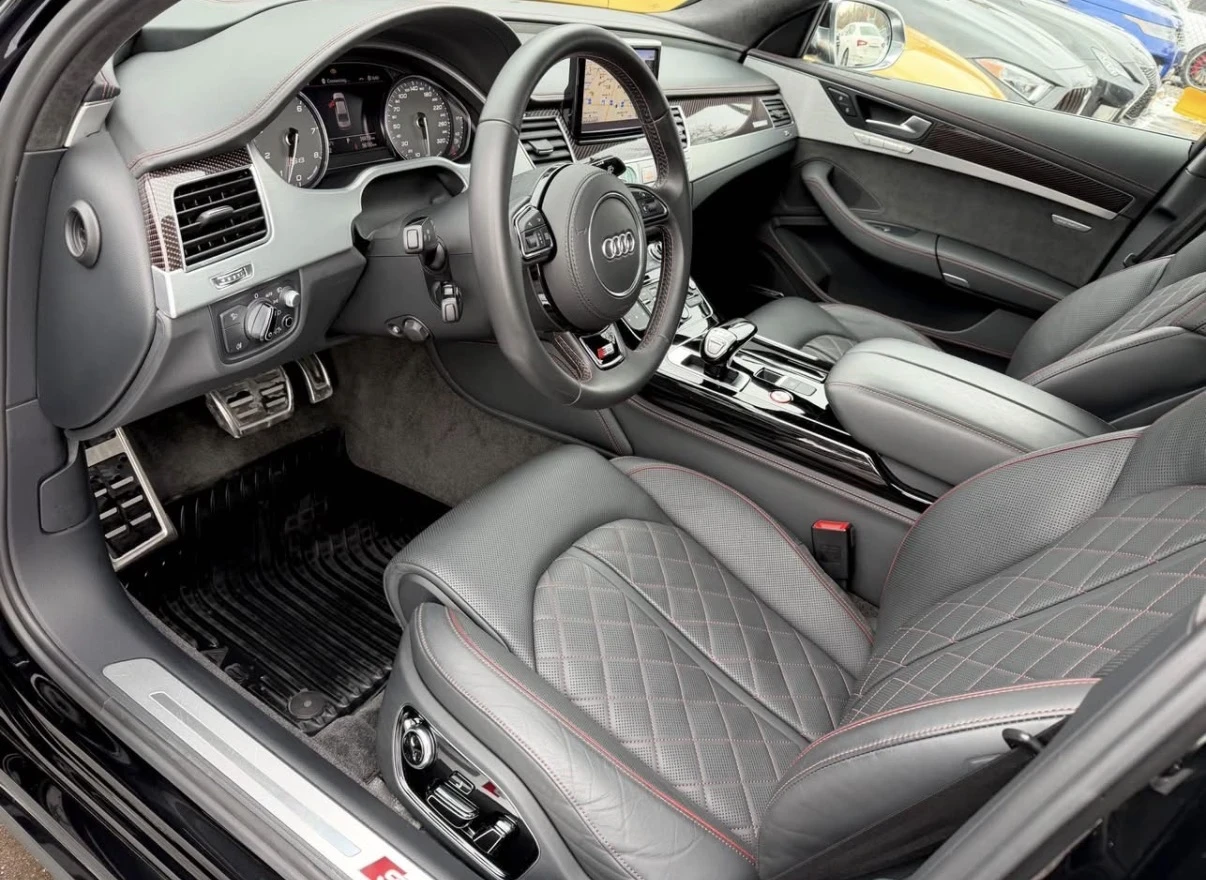 Audi S8 PLUS * * HEAD UP * * ОБДУХВАНЕ * * 360 КАМЕРА * *  - изображение 6