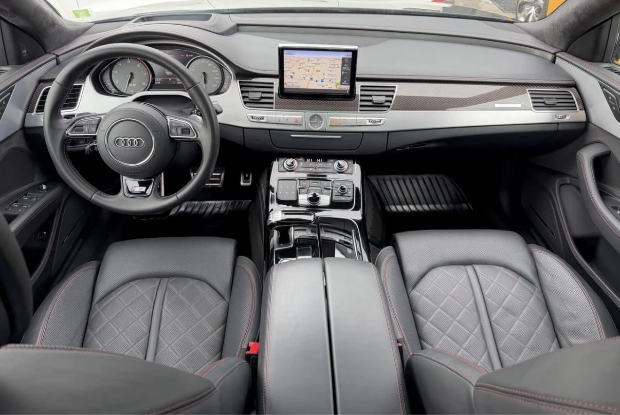 Audi S8 PLUS * * HEAD UP * * ОБДУХВАНЕ * * 360 КАМЕРА * *  - изображение 7