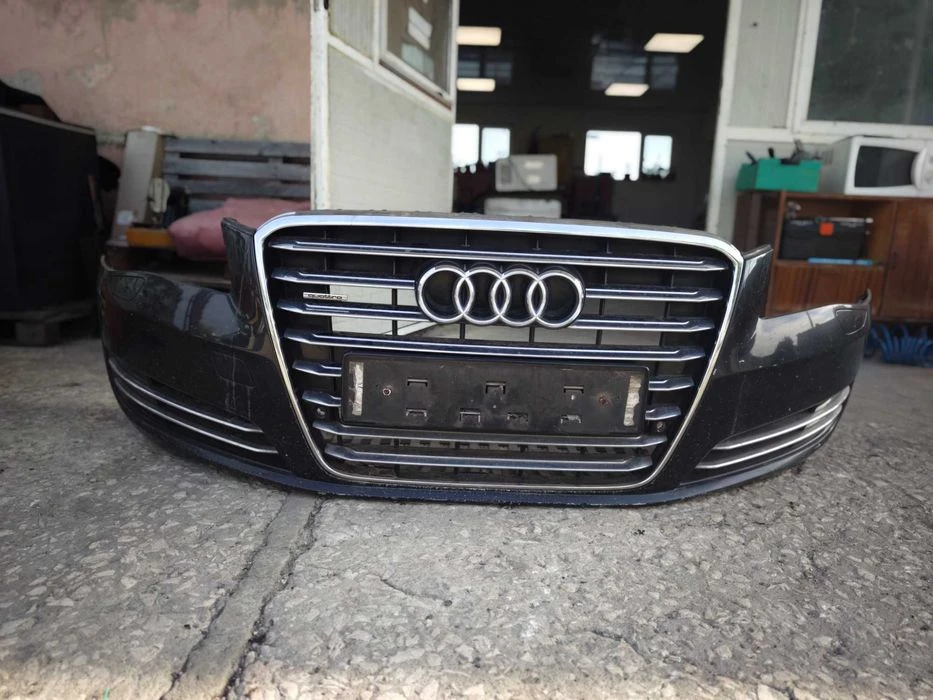 Оборудвана здрава Предна броня Audi A8 D4 4H0807065