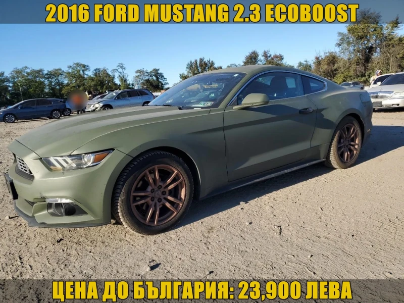 Ford Mustang 2.3 ECOBOOST/ NAVI/ КОЖА, снимка 1 - Автомобили и джипове - 47843297