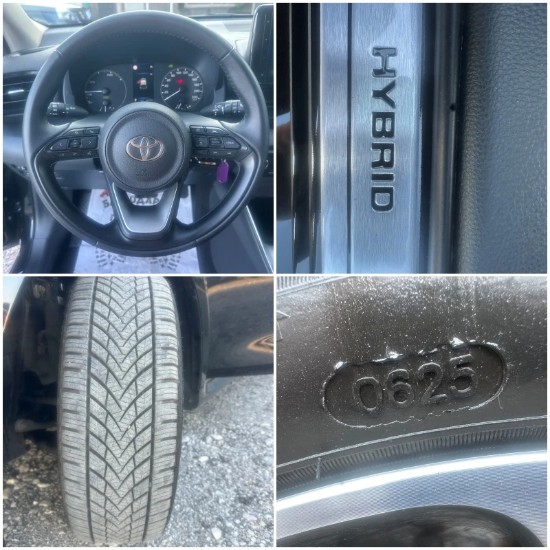 Toyota Yaris 1.5HIBRID НЕРАЗЛИЧИМ ОТ НОВ, снимка 13 - Автомобили и джипове - 55682357