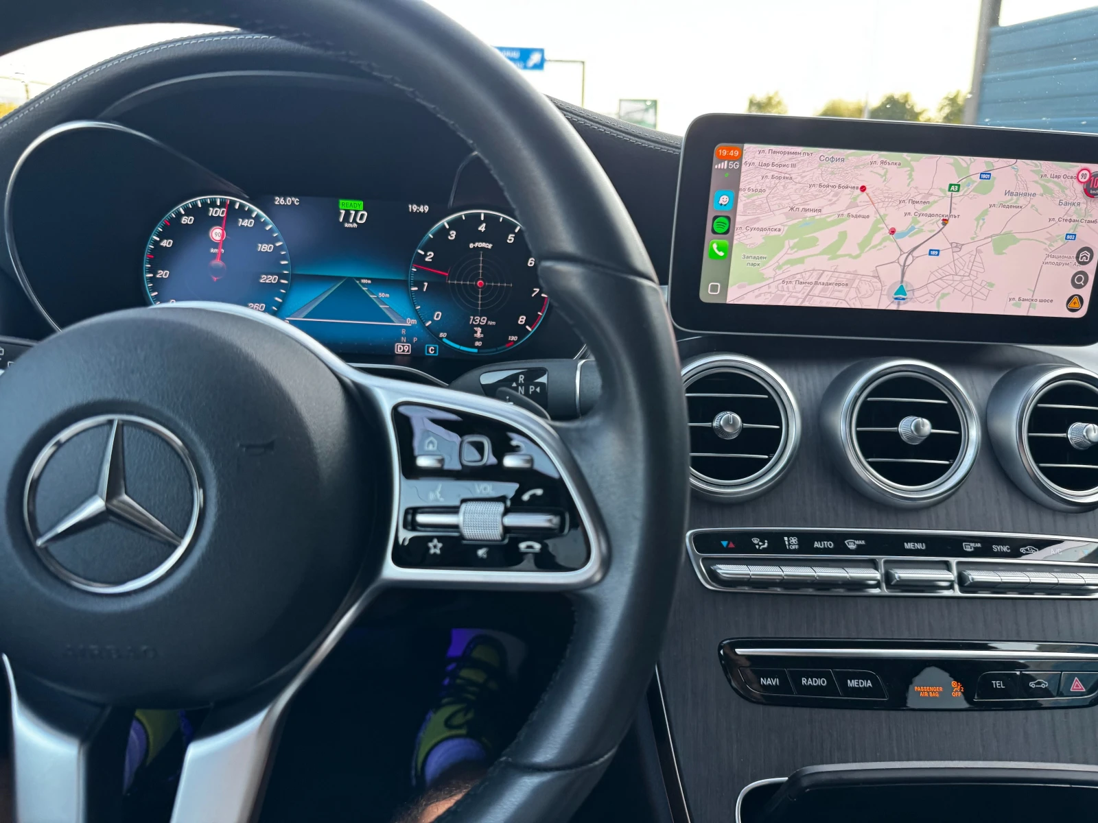 Mercedes-Benz C 200 AMG CarPlay 9G Virtual - изображение 8