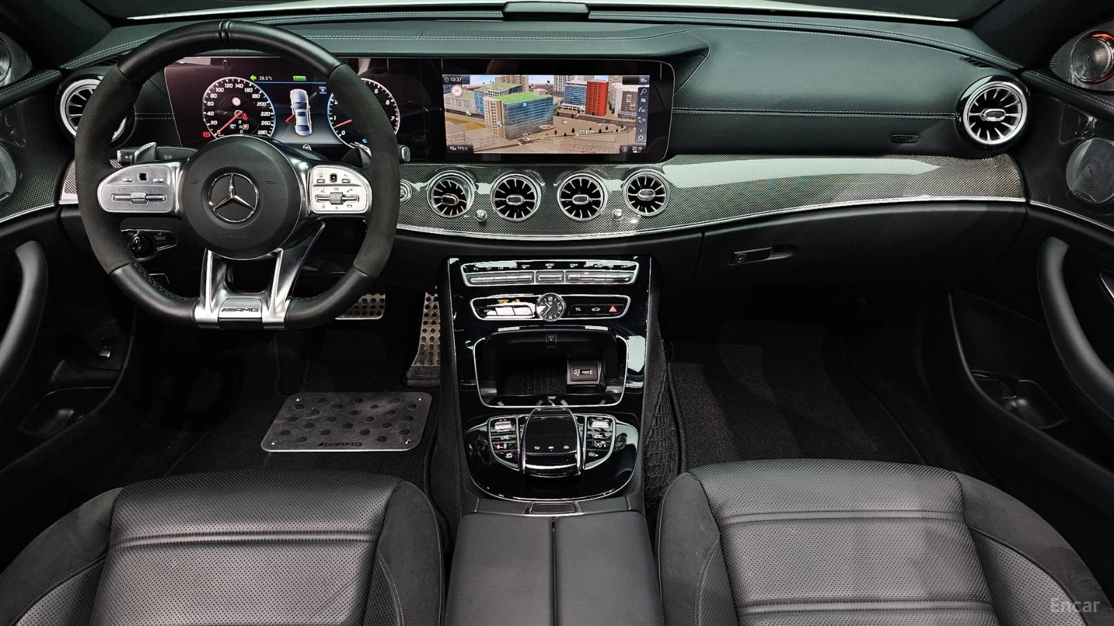 Mercedes-Benz E 53 AMG 4MATIC* ПОДГРЕВ* ОБДУХВ* BURM* PANO* 360* АВТОКРЕД, снимка 7 - Автомобили и джипове - 55619161