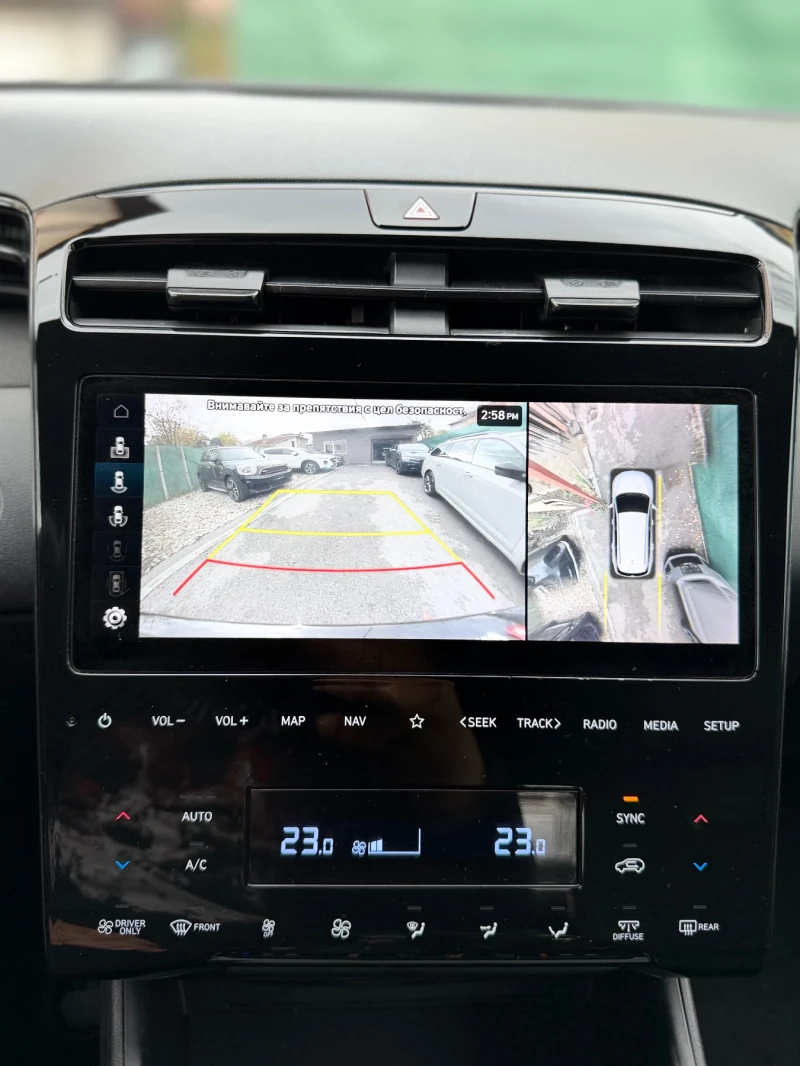 Hyundai Tucson 1.6 TGDI HEV N-LINE 4WD Внос Швейцария, снимка 9 - Автомобили и джипове - 52365569