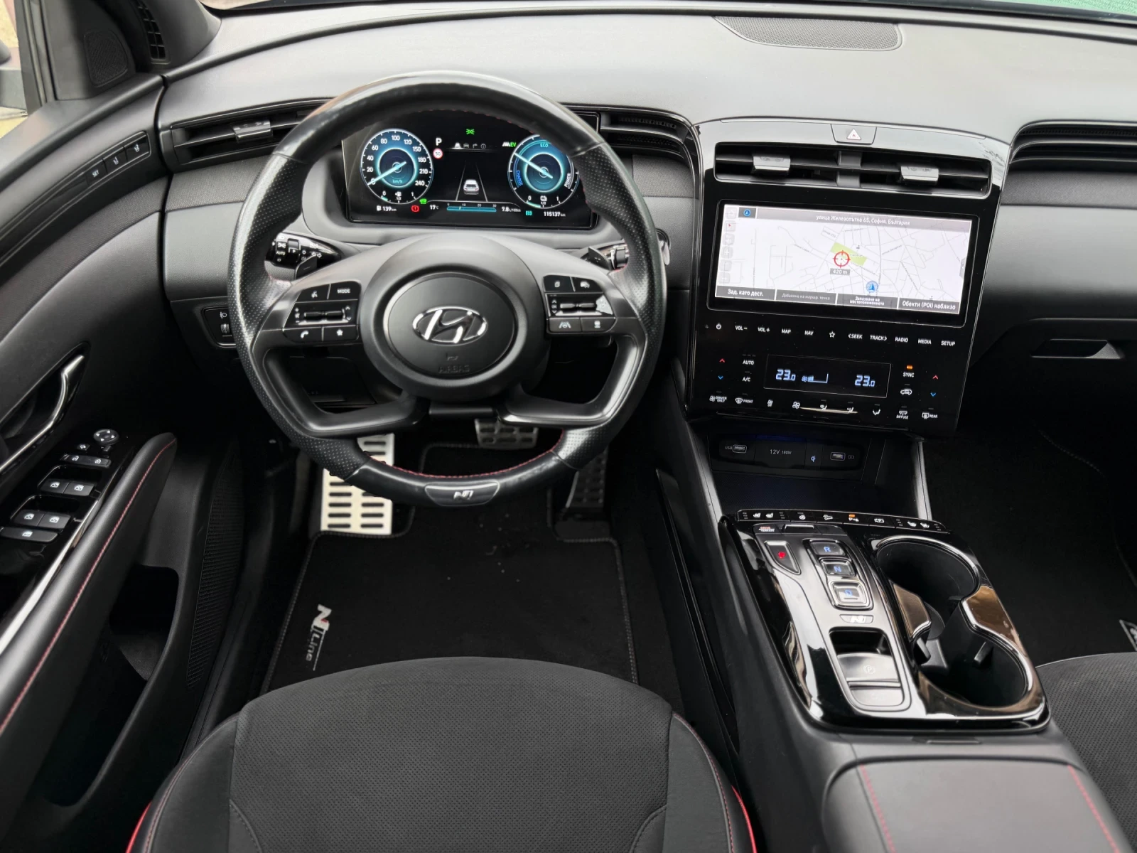 Hyundai Tucson 1.6 TGDI HEV N-LINE 4WD   | Mobile.bg   8