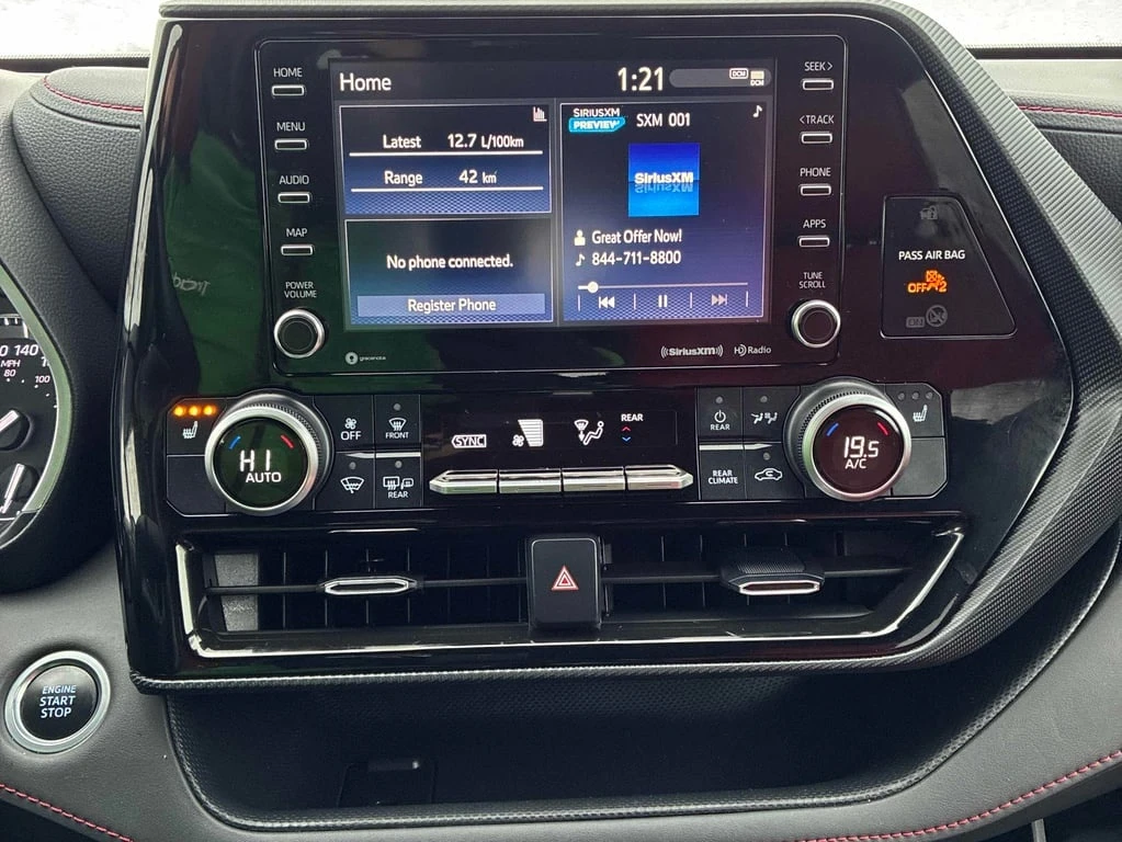 Toyota Highlander 2021 XSE * CARFAX * БЕЗ ПЪРВОНАЧАЛНА ВНОСКА - изображение 9