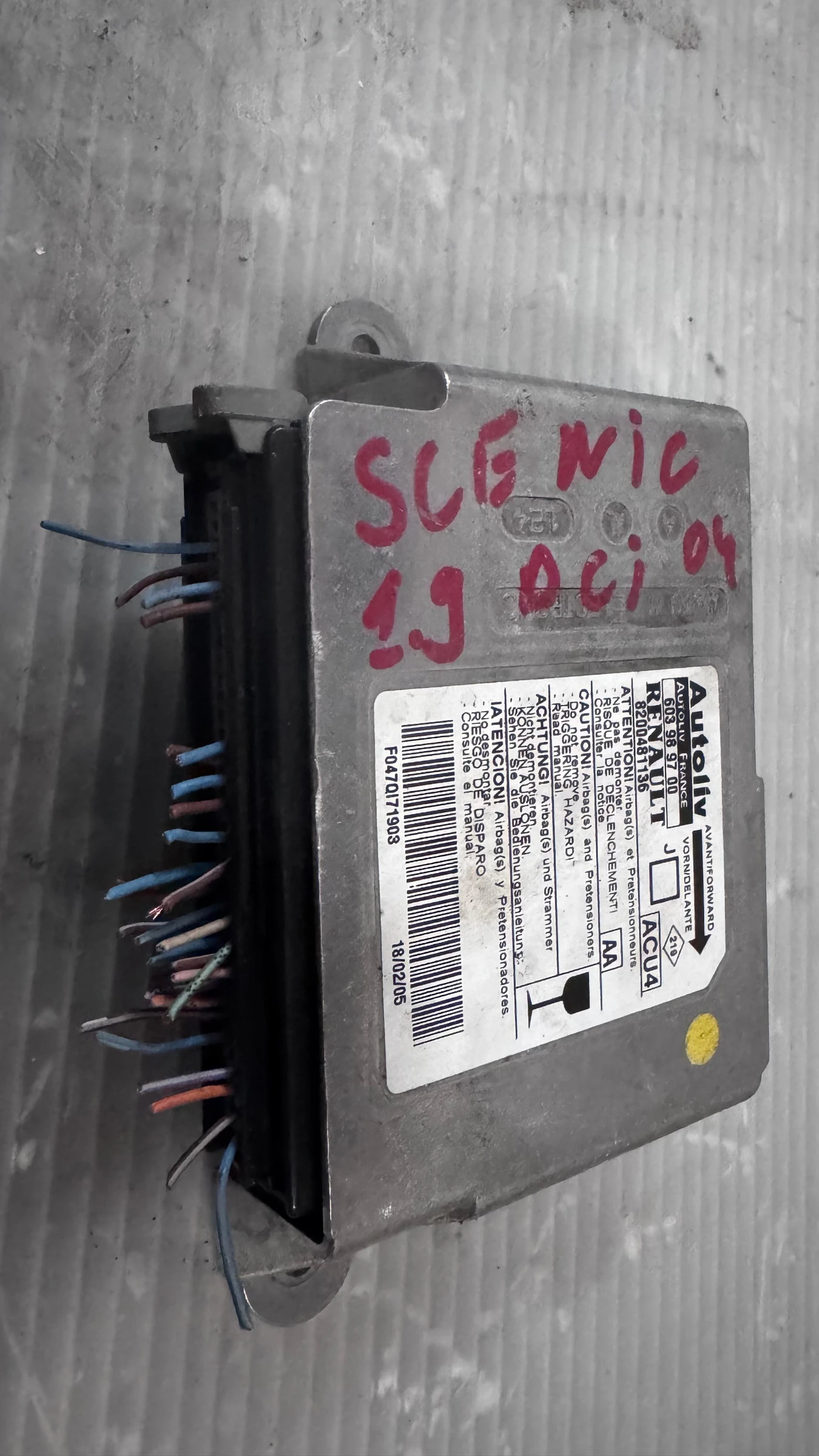 Airbag  /  /  a Renault Scenic  - 8200481136 /  603989700 | Mobile.bg   1