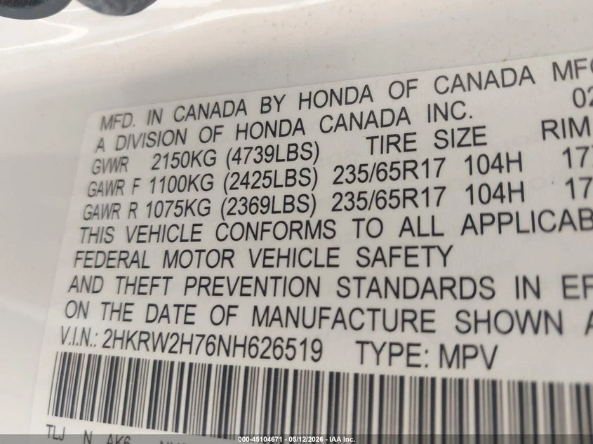 Honda Cr-v 1.5l Awd Special Edition, снимка 9 - Автомобили и джипове - 54669463