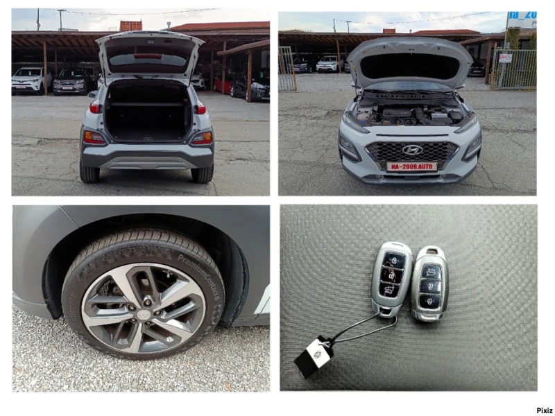 Hyundai Kona 1.0 GDi* 132 000 km.* NAVI* КАМЕРА* LED* EURO 6B* , снимка 17 - Автомобили и джипове - 48345235