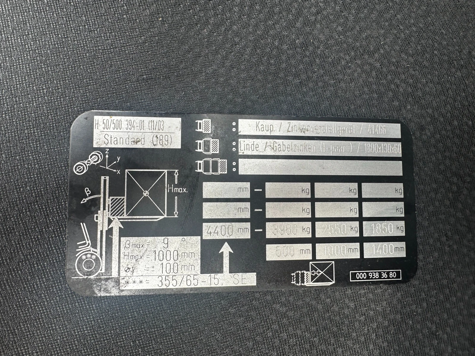 Мотокар Linde H 50 D, снимка 10 - Индустриална техника - 53872934