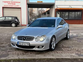 Mercedes-Benz CLK 320 CDI 370hp - Червен кожен салон, Спорт Пакет