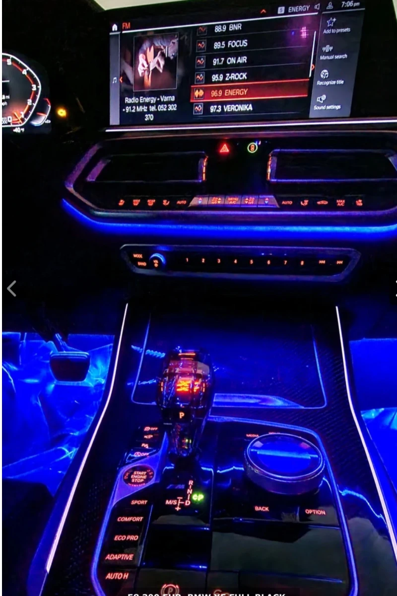 BMW X5M FULL BLACK SHADOW LINE BMW X5 530hp БАРТЕР, снимка 5 - Автомобили и джипове - 52854044