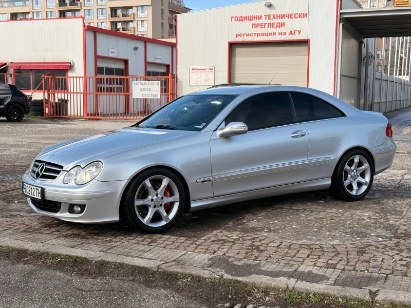 Mercedes-Benz CLK 320 CDI 370hp - Червен кожен салон, Спорт Пакет, снимка 3 - Автомобили и джипове - 53441542
