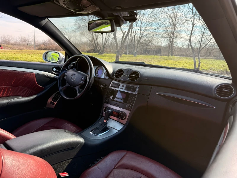 Mercedes-Benz CLK 320 CDI 370hp - Червен кожен салон, Спорт Пакет, снимка 10 - Автомобили и джипове - 53441542