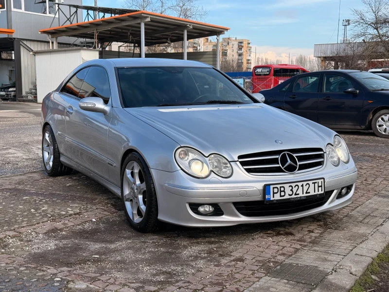 Mercedes-Benz CLK 320 CDI 370hp - Червен кожен салон, Спорт Пакет, снимка 2 - Автомобили и джипове - 53441542