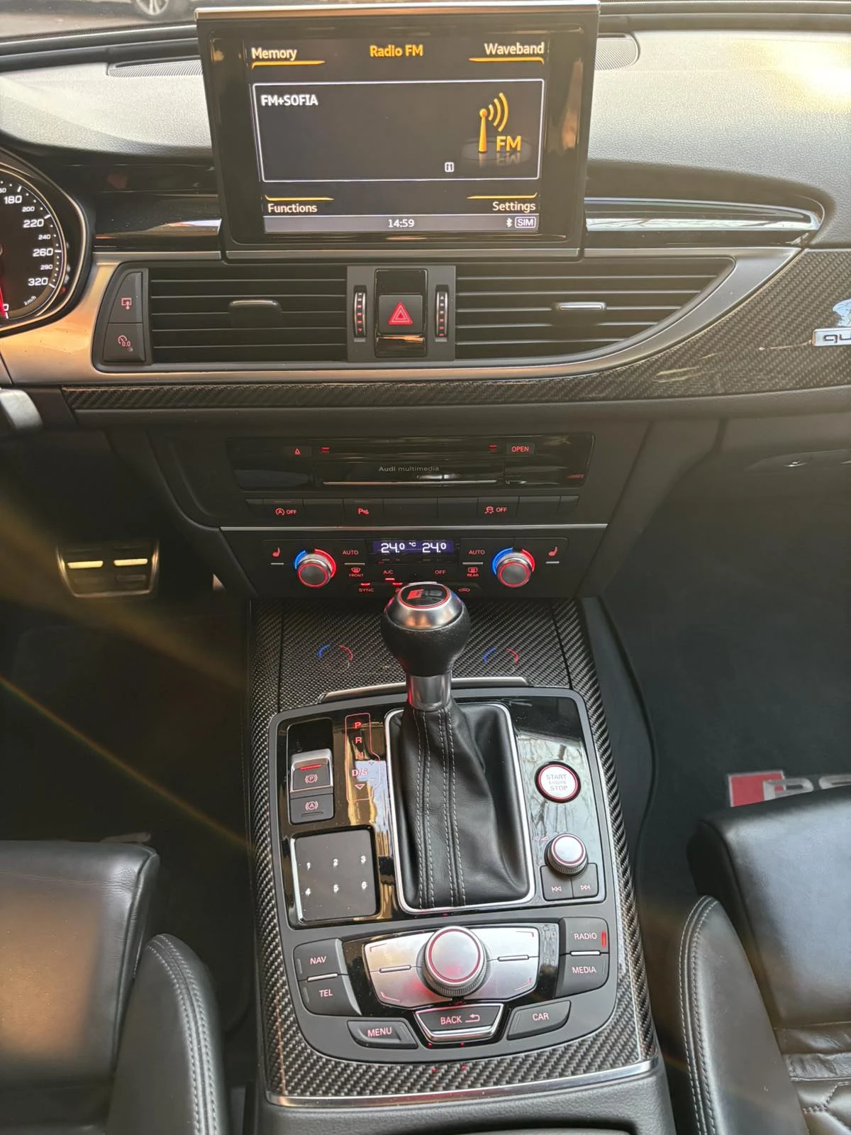 Audi Rs6 4.0 TFSI Performance B&O карбон керамика | Mobile.bg — изображение 12