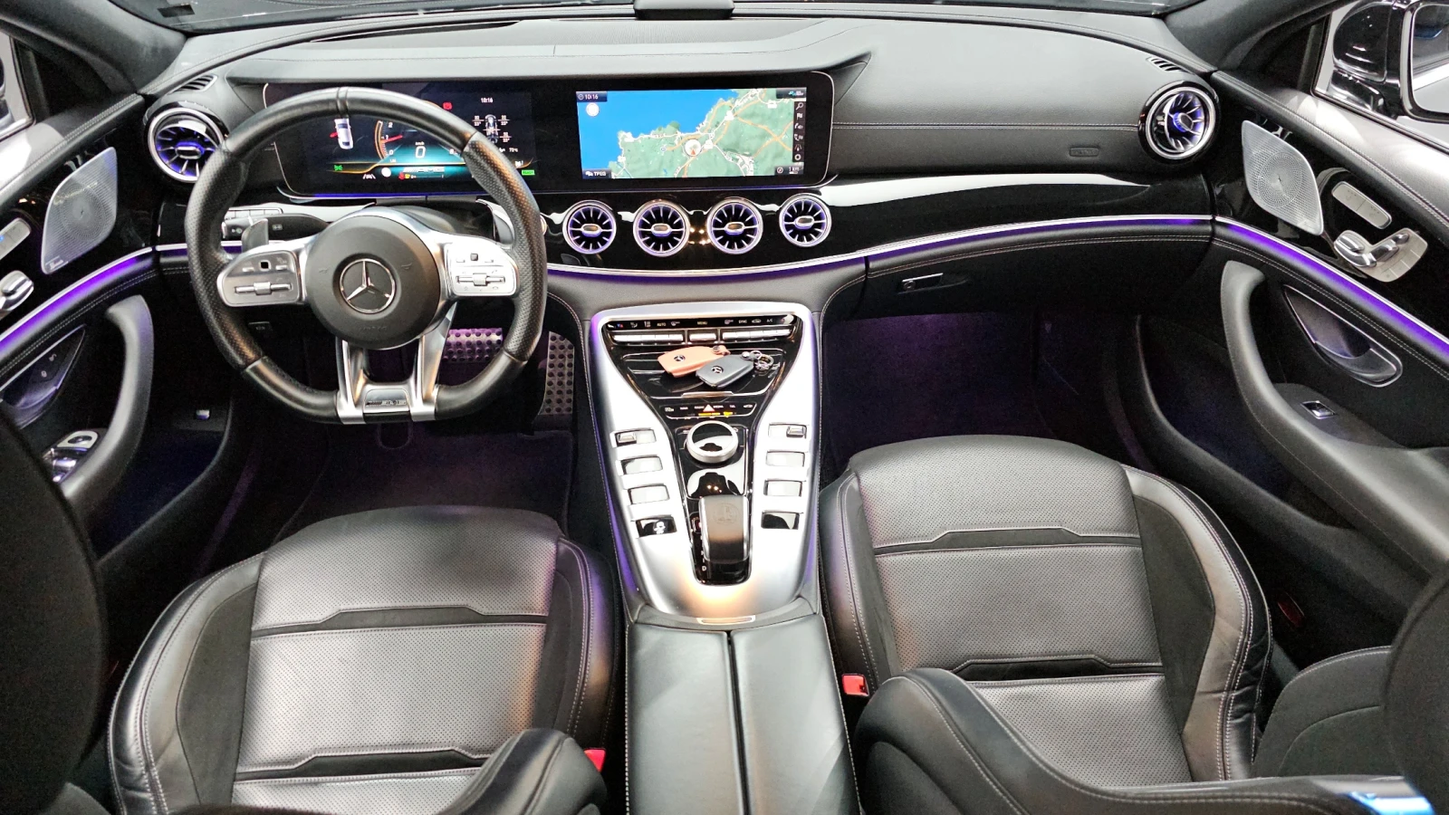 Mercedes-Benz GT 2020* 360* ОБДУХ* ДИСТРОНИК* AMBIENT* КРАЙНА ЦЕНА, снимка 6 - Автомобили и джипове - 54573002