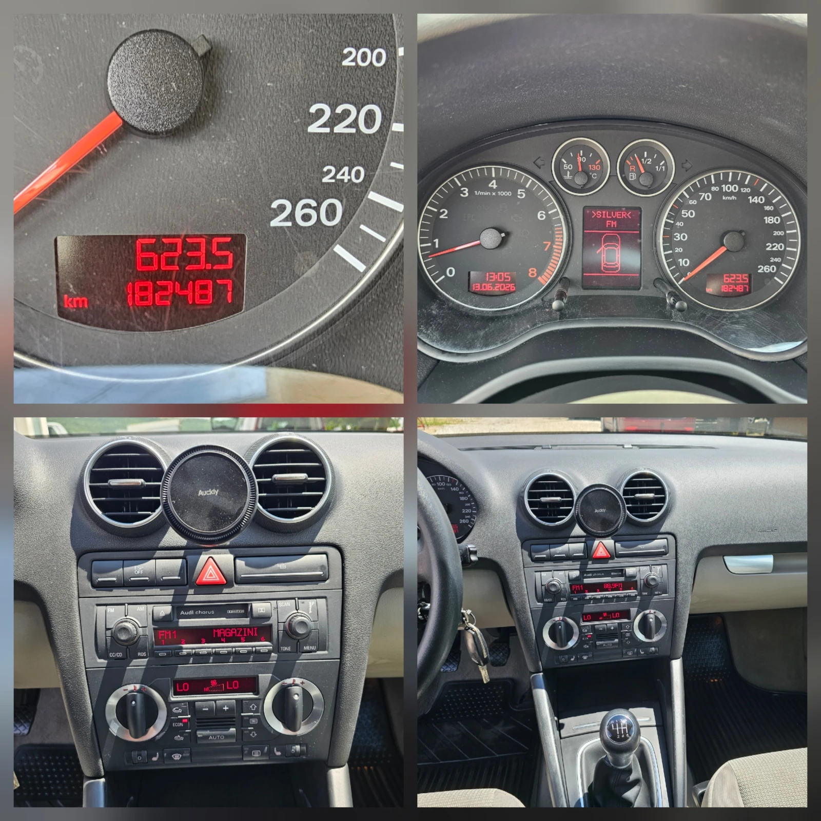 Audi A3 1.6FSI 116kc .Sport 182000km, снимка 14 - Автомобили и джипове - 54907694