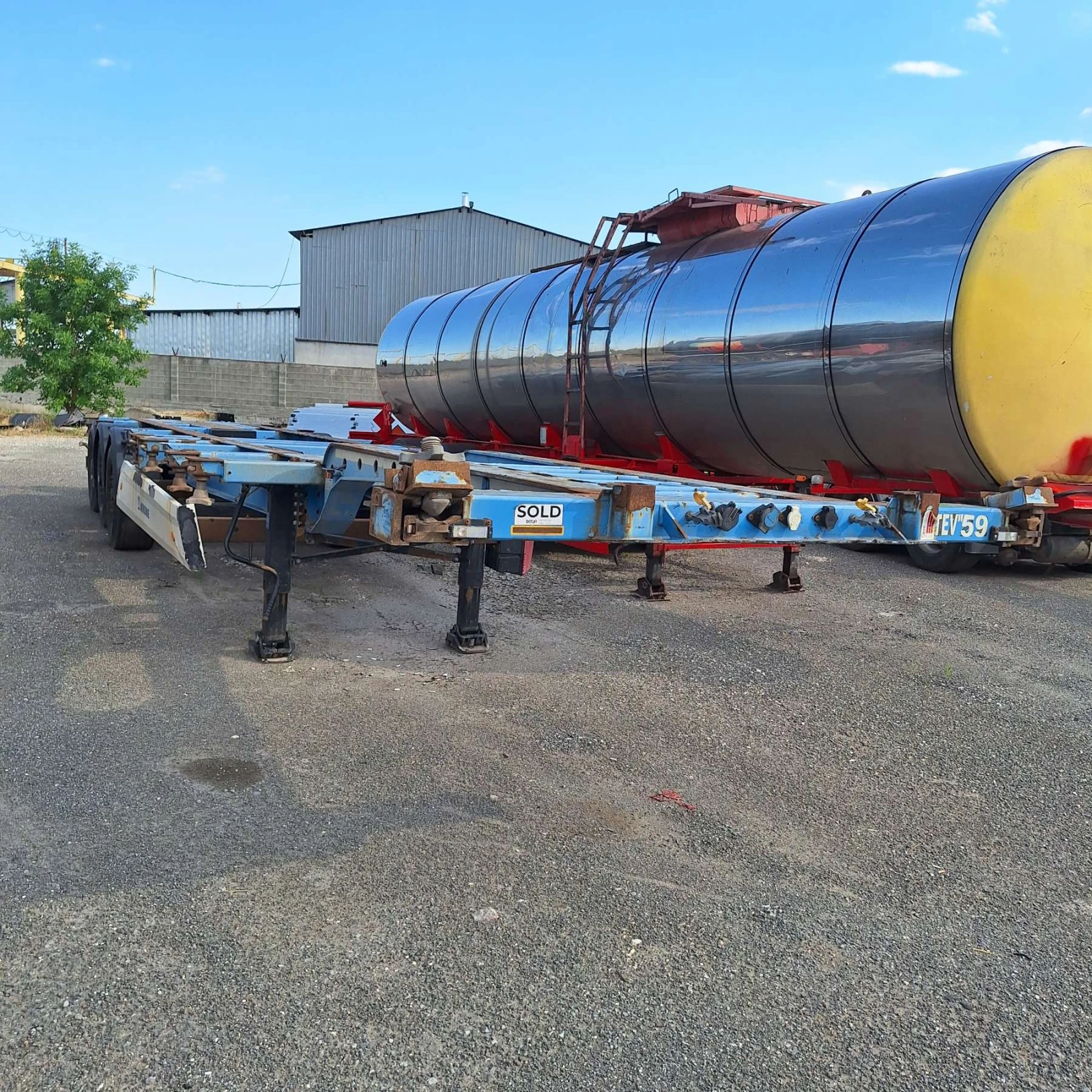 Полуремарке Krone ADR-30-45 FLT, снимка 8 - Ремаркета - 55066591