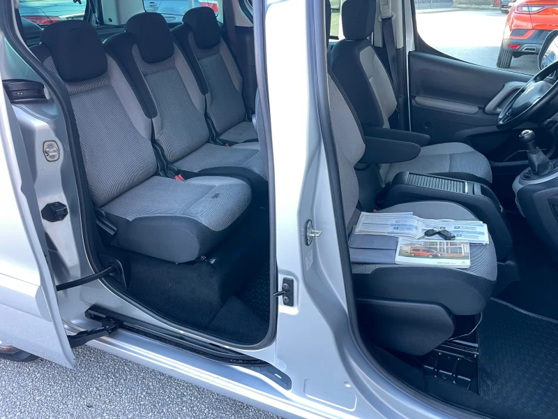 Peugeot Partner 1.6HDi 115к.с. FAMILY ПАНОРАМА ГЕРМАНИЯ, снимка 15 - Автомобили и джипове - 52789425