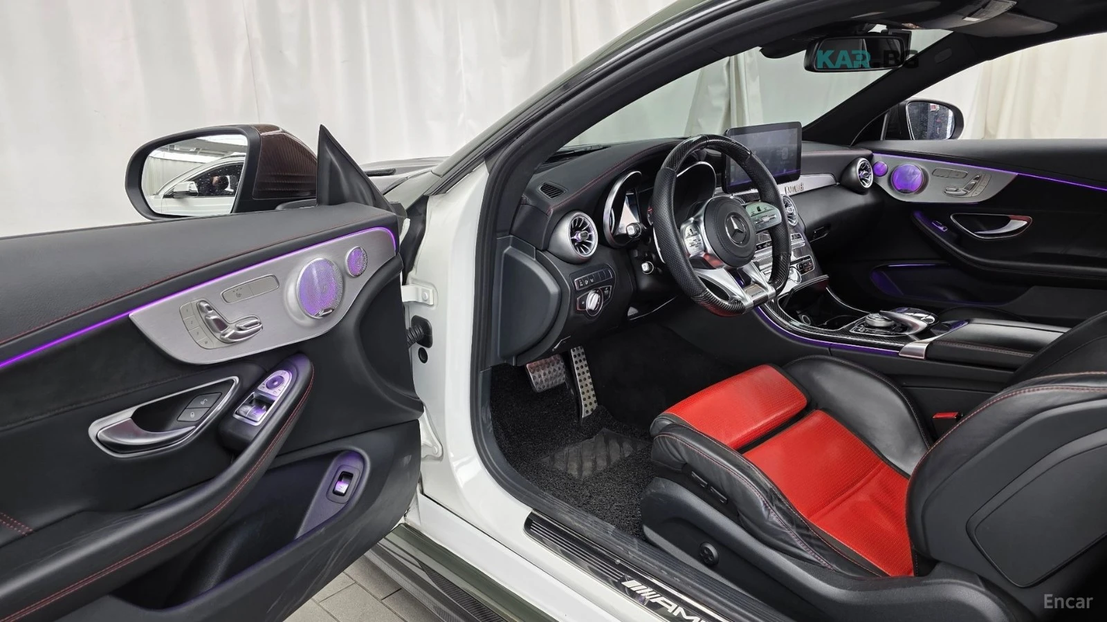 Mercedes-Benz C 63 AMG * COUPE* CARBON* BURMESTER* ПОДГРЕВ* ПАНОРАМА* 360, снимка 10 - Автомобили и джипове - 54924035