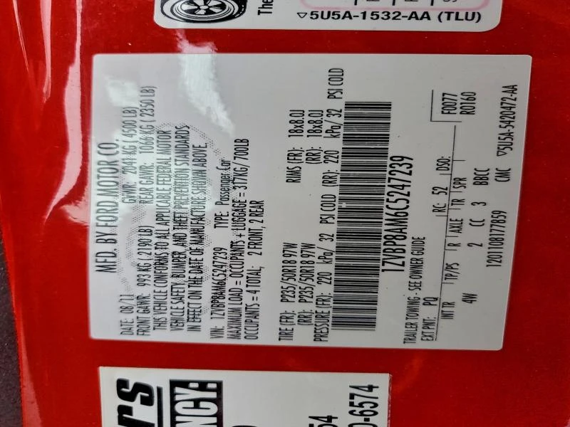 Ford Mustang 3.7L 6 Rear-wheel drive, снимка 5 - Автомобили и джипове - 53570816