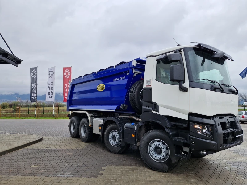 Renault K 480 8x4 * MEILLER* * KH KIPPER* , снимка 2 - Камиони - 49712554