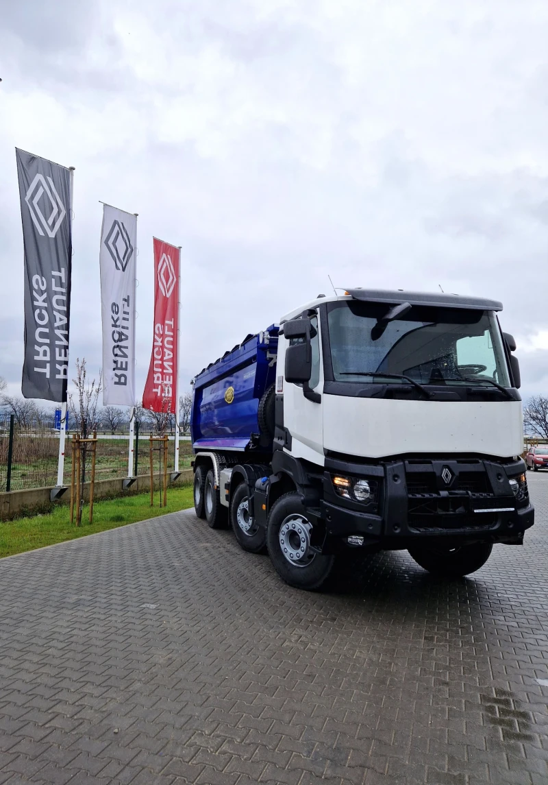 Renault K 480 8x4 * MEILLER* * KH KIPPER* , снимка 3 - Камиони - 49712554