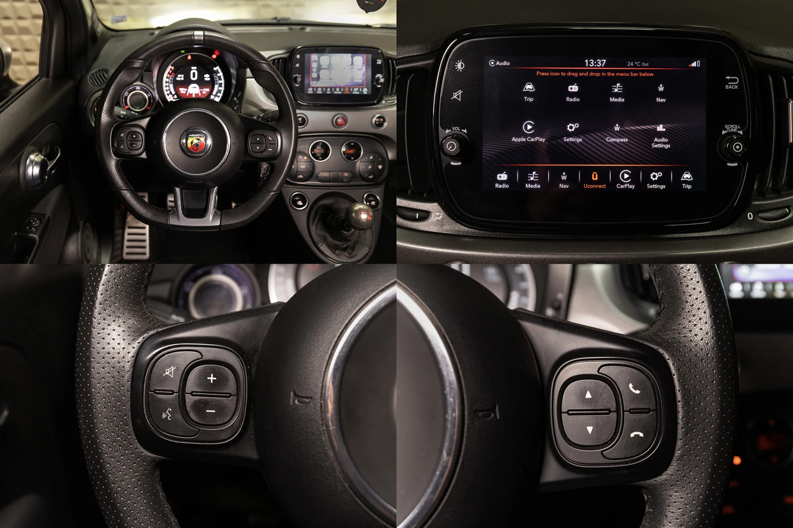 Abarth 595 Turismo 1.4 T-Jet * Akrapovič * , снимка 14 - Автомобили и джипове - 54600716
