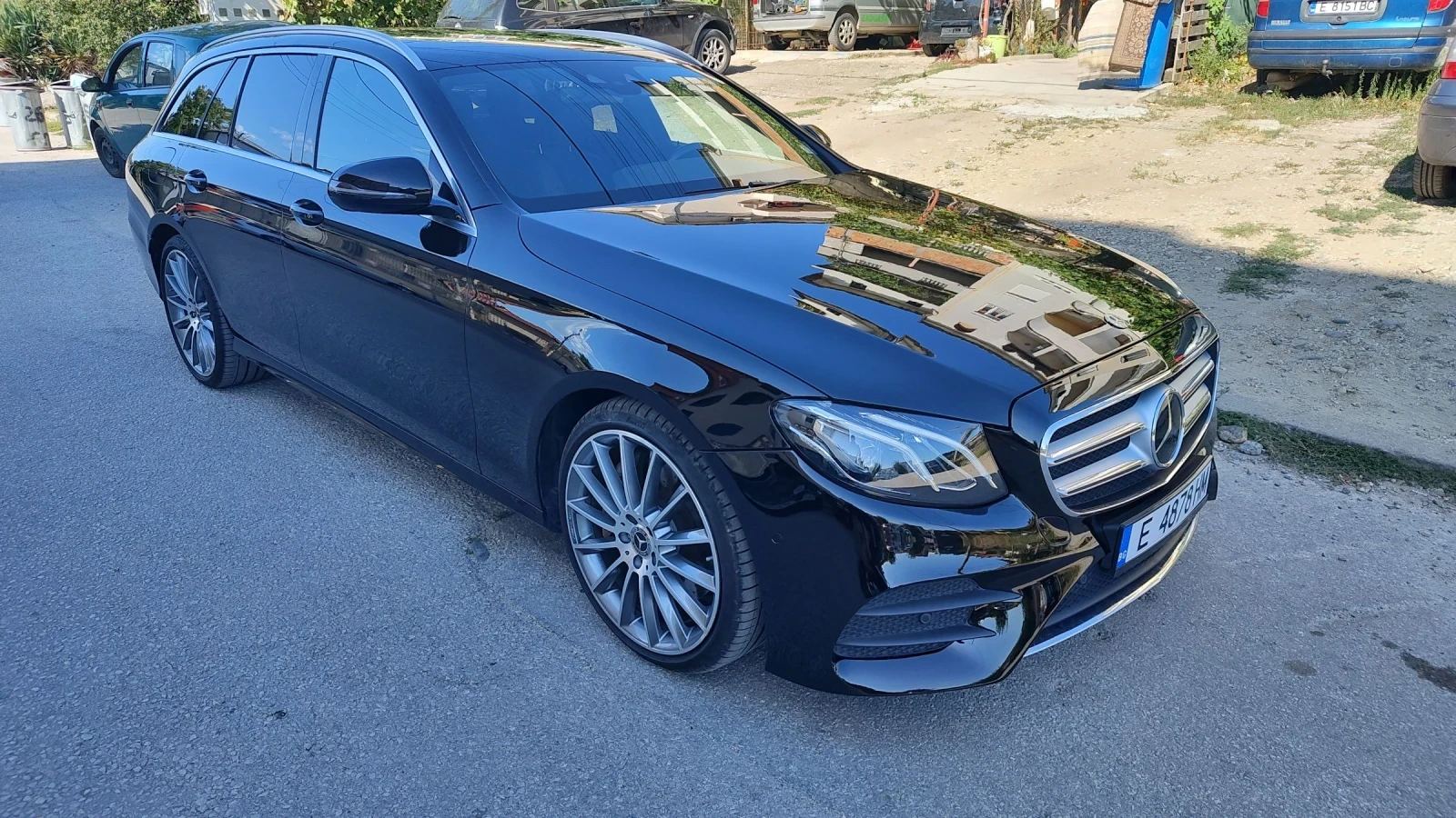 Mercedes-Benz E 400 D 4M AMG/WIDE/DTR+ 135хил км 8гуми с джанти, снимка 3 - Автомобили и джипове - 55210767