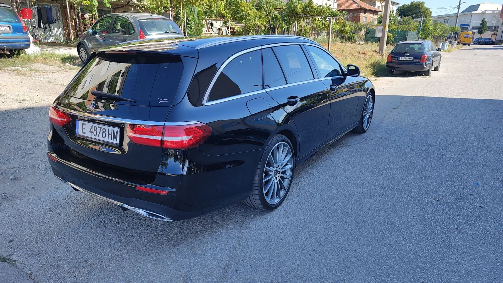 Mercedes-Benz E 400 D 4M AMG/WIDE/DTR+ 135хил км 8гуми с джанти, снимка 4 - Автомобили и джипове - 55210767