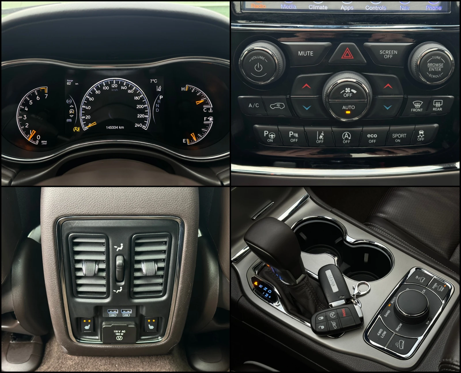 Jeep Grand cherokee 3.6L V6 ! Overland ! FaceLift ! | Mobile.bg � ����������� 14