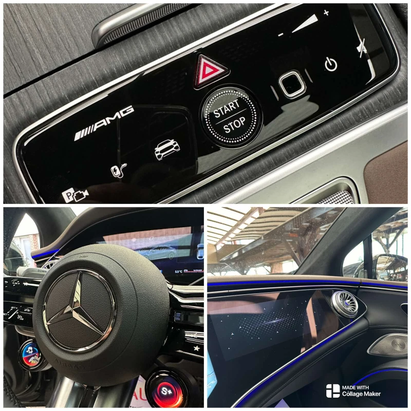 Mercedes-Benz EQS  53AMG/Burmester/Vurtual/4Matic+ /HyperScreen, снимка 11 - Автомобили и джипове - 47946422