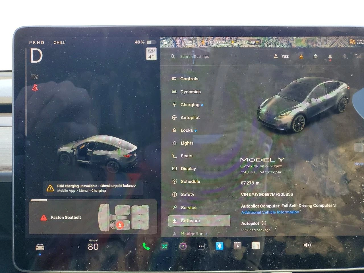 Tesla Model Y LONG RANGE AWD| FULL SELF DRIVING, снимка 9 - Автомобили и джипове - 54060758