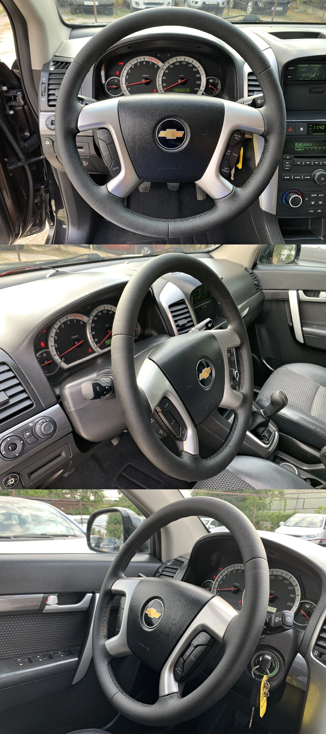 Chevrolet Captiva 2.4i ГАЗОВ ИНЖЕКЦИОН 6+ 1М, снимка 12 - Автомобили и джипове - 55694756