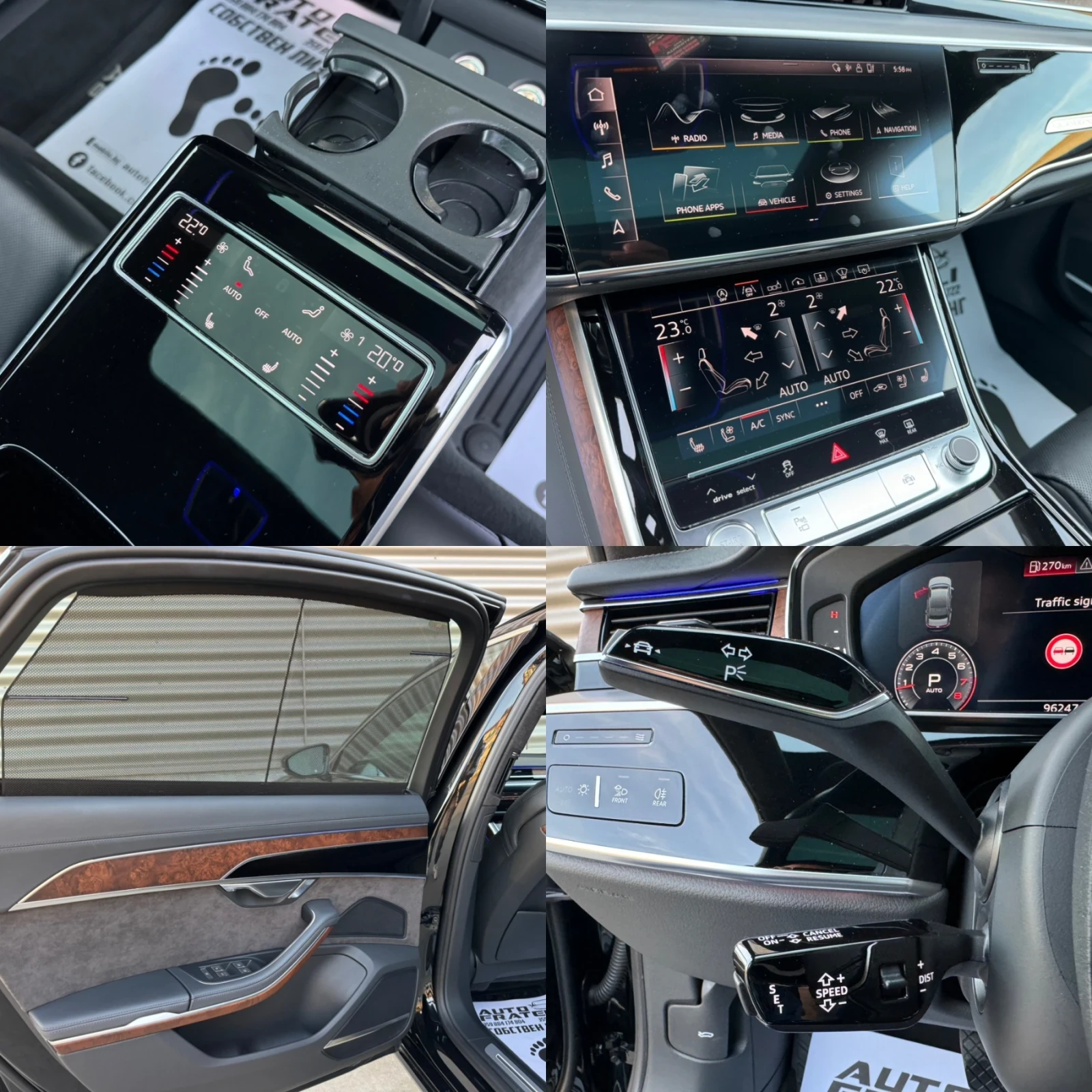 Audi A8 L *  60TFSI 4.0T  ELE HYBRID V8  FULL | Mobile.bg   14